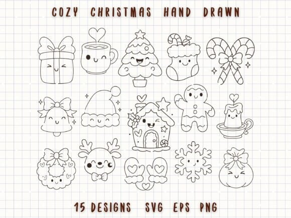 Cozy Christmas Hand Drawn SVG: A Designer’s Review