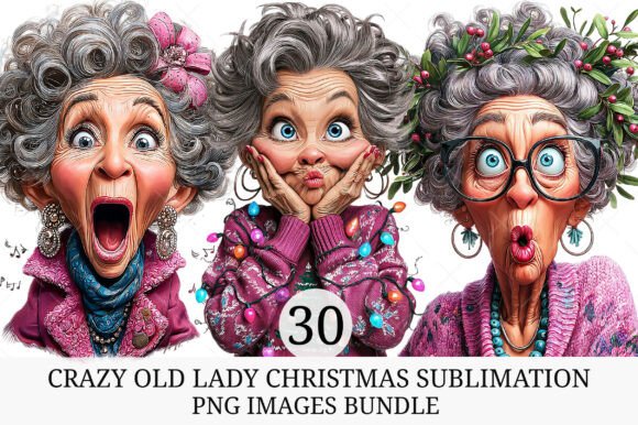 Crazy Old Lady Christmas Sublimation: A Seller’s Review