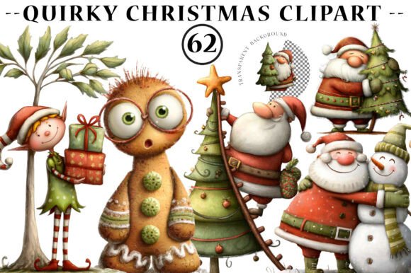 Quirky Christmas Clipart: A Designer’s Stitch Review