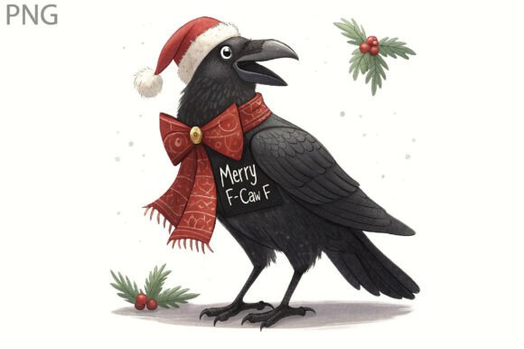 Review: Christmas F-Caw-F PNG Illustrations