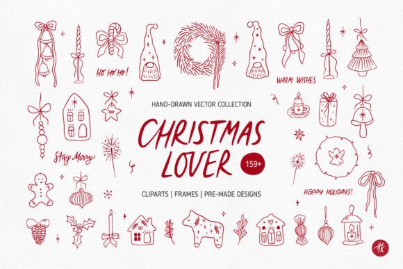 Review: Christmas Lover Doodles Illustrations