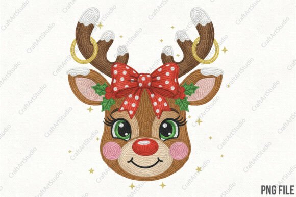 Review: Christmas Reindeer Plaid Deer PNG Illustrations
