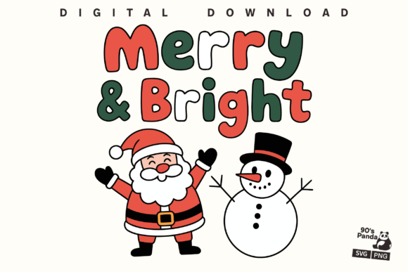 Review: Hand-Drawn Cartoon Christmas Svg PNG Illustrations