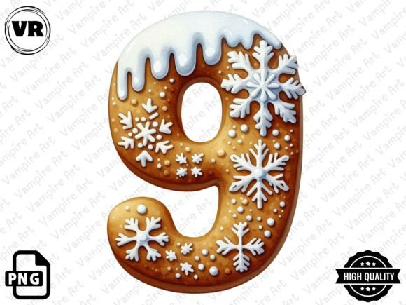 Reviewing Christmas Gingerbread Number Clipart PNG
