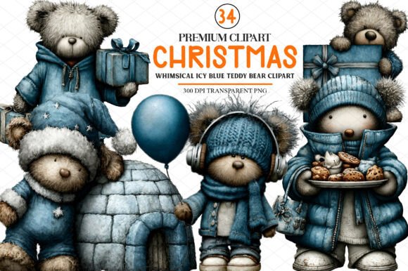 Reviewing the Whimsical Christmas Icy Blue Teddy Bear