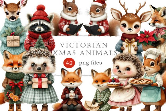 Reviewing Victorian Christmas Animals Vintage PNG for Stitch